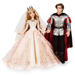 Disney Aurora Classic Doll Sleeping Beauty 11 1/2 (Disney Store Official Princess Wedding Doll Set Princess Toys with Molded Details)