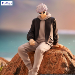 Jujutsu Kaisen Satoru Gojo Figure Furyu Noodle Stopper (Furyu Jujutsu Kaisen Noodle Stopper Pvc Satoru Gojo Ending 2 Costume Ver. 15 Cm Statue)