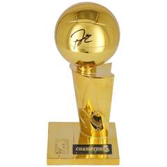 Giannis Antetokounmpo Milwaukee Bucks Autographed NBA Larry O'Brien Replica Trophy (Fanatics Authentic Milwaukee Bucks 2021 NBA Finals Champions 12" Replica Larry O'Brien Trophy with Sublimated Plate)