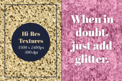 Glitter Textures and Seamless Patterns for Photoshop & Illustrator