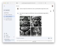 Google Gemini kann jetzt auch KI Bilder!