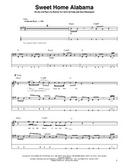 Sweet Alabama by Lynyrd Skynyrd - Bass Tab - Guitar Instructor