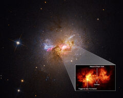 Supermassive Black Hole Triggered Star Formation in Dwarf Galaxy ...