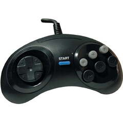 Sega Genesis Controller (Retro-Bit Official Sega Genesis 6-Button Arcade Pad Controller)