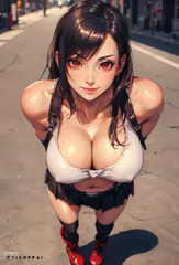 AI generated final fantasy,resident evil tifa lockhart hentai ...