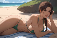 Lara in bikini by AIbrothers on