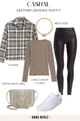 27+ Leather Leggings Outfit Ideas to Wear (2024) - Dana Berez