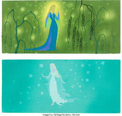 Eyvind Earle Sleeping Beauty Princess Aurora Concept/Color Key ...