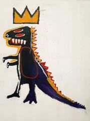 Pez dispenser by Jean Michel Basquiat (The Skateroom Jean-Michel Basquiat-Pez-Dispenser 1984 Deck men deco)