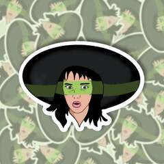 Lydia Deetz Beetlejuice Die Sticker – The Bullish Store