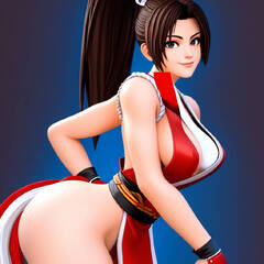 Mai Shiranui by antojoartificial on