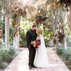 An Autumnal Boho-Chic Garden Wedding in California