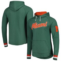 Mitchell & Ness Miami Hurricanes Legendary Raglan Pullover Hoodie (Men's Mitchell & Ness Purple LSU Tigers Legendary Raglan Pullover Hoodie)