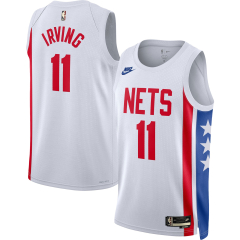 Nike NBA City Edition Mixtape Brooklyn Nets Kyrie Irving Kids Jersey ''Blue Void'' (NIKE X NBA KYRIE IRVING BROOKLYN NETS SWINGMAN ICON JERSEY, NIKE X NBA KYRIE IRVING BROOKLYN NETS SWINGMAN ICON JERSEY)