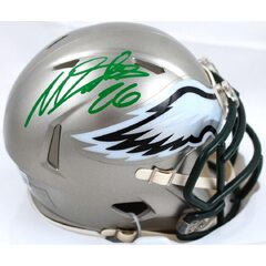 Radtke Sports NFL Philadelphia Eagles Miles Sanders Signed Speed Flash Mini Helmet 20894 (Miles Sanders Philadelphia Eagles Flash Speed Mini Helmet)