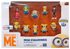 Despicable Me Minions Movie Mini Figurines Exclusive 2-Inch 10-Piece Set (Despicable Me Minions Medieval Minion Poseable Figure)