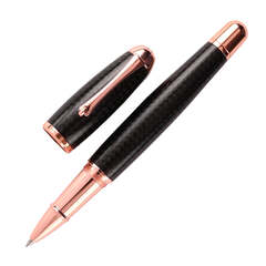 Monteverde Super Mega Carbon Fiber Ballpoint (Monteverde Super Mega Carbon Fiber & Rose Gold Rollerball Pen)