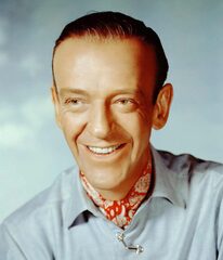 Fred Astaire (Fred Astaire with Spontaneous Smile in Shirt Photo )