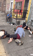 Shocking video shows 'ground zero' of Philadelphia's 'tranq' epidemic