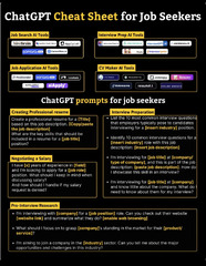 ChatGPT Cheat Sheet for Job Seekers