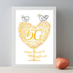 50th Golden Wedding Anniversary (50th Golden Wedding Anniversary Gift )