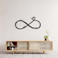 Personalized Infinity Heart Monogram – Story In Steel