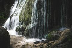 Time Lapse Photography of Waterfalls · Stock Photo