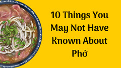 Pho (Beef noodle soup)