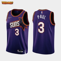 Men's Nike Chris Paul Purple Phoenix Suns Swingman Jersey (Phoenix Suns Chris Paul 3)