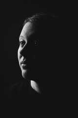 Grayscale photo of womans face photo – Grey on Unsplash