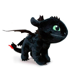 LIGHT FURY Glitter White/or Black Dragon PLUSH 40cm 100% ORIGINAL Dragon Trainer How to Train Your Dragon 3 The Hidden World (Plush Toothless 36 cm)