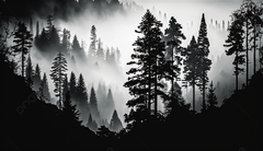 Foggy Forest Inkackground, Forest, Forest Plants, Forest ...