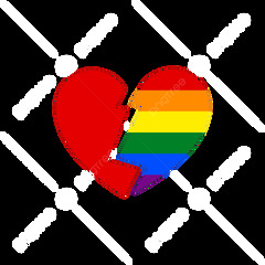 Lgbt Pride Clipart Vector, Symbol Heartbreak With Flag Rainbow ...