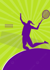 Tennis Girl Background For - Pngtree