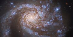 Messier 99 (Hubble's Double Take On A Spiral Galaxy)