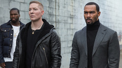 Joseph Sikora (Power Tommy Egan Black Leather Hooded Jacket)