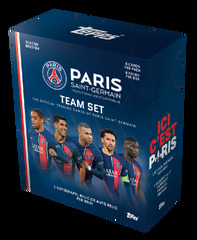 2021-22 Topps Paris Saint-Germain Soccer Team Set Box (Topps Paris Saint-Germain Official Team Set Trading Cards 23/24 w/ 1 Guaranteed Auto (30 Cards) Box)