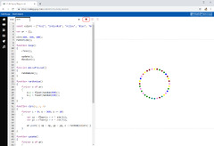 CodeGuppy | JavaScript tutorial - Random circle