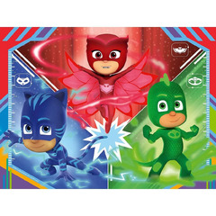 Ravensburger 6974 PJ Masks 4 Puzzles in Box für Kinder ab 3 Jahren (Ravensburger PJ Masks)