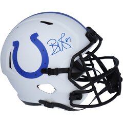 Reggie Wayne Indianapolis Colts (Fanatics Authentic Autographed Reggie Wayne Indianapolis Colts Riddell Lunar Eclipse Alternate Speed Replica Helmet)