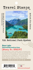 Ross Lake National Recreation Area Travel Stamp – Travel Stamps