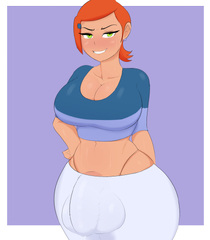 Xbooru - 1girl bedroom eyes ben 10 big balls big penis bulge ...