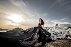 Santorini flying dress photoshoot | Price for flying dress photoshoot