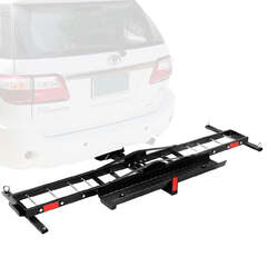 SAN HIMA Steel Motorcycle Motorbike Carrier (San Hima 2 Arms Motorcycle Motorbike Carrier 2 Towbar Hitch Rack Dirt)