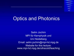 PPT - Optics and Photonics PowerPoint Presentation, ...