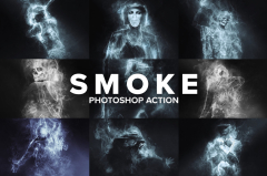 Smoke Photoshop Action | Actions ~ Creative Market