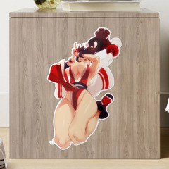 Mai Shiranui Pose 2" Sticker for Sale by thaddeustrembla | Redbubble