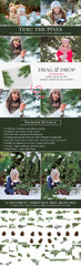 70+ Thru the Pines Photo Overlays Pack - Luckystudio4u