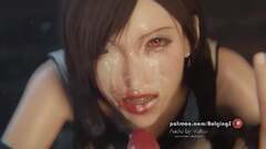 Final Fantasy Tifa Lockhart POV Blowjob and Facial Cumshot ...