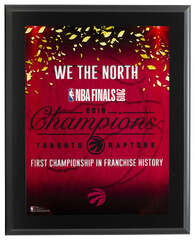 Fanatics Authentic Toronto Raptors 10.5" x 13" 2019 NBA Finals Champions Sublimated Plaque (Toronto Raptors 15" x 17" 2019 NBA Finals Champions Team Collage)